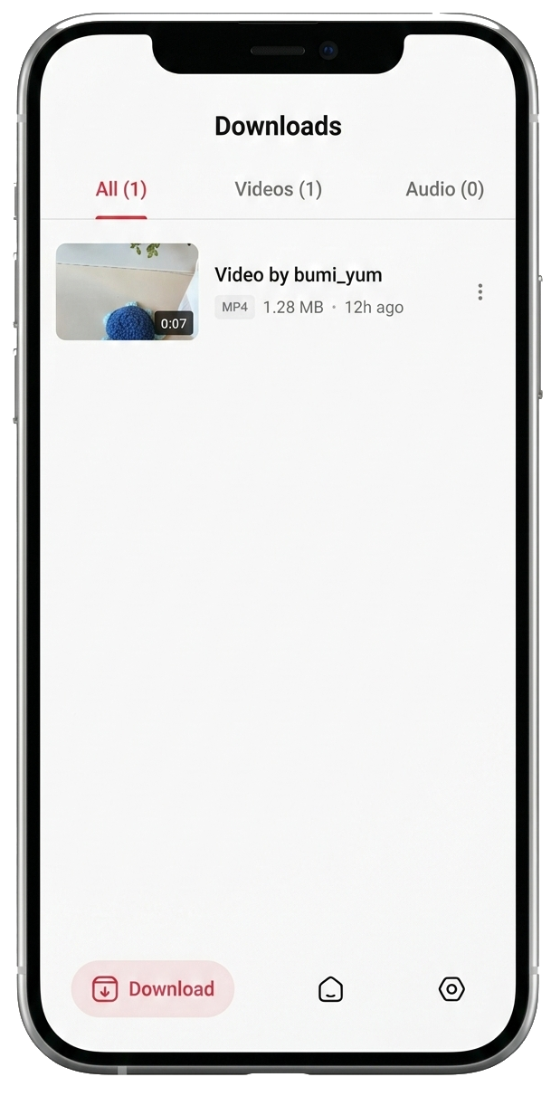 One Downloader screen 3